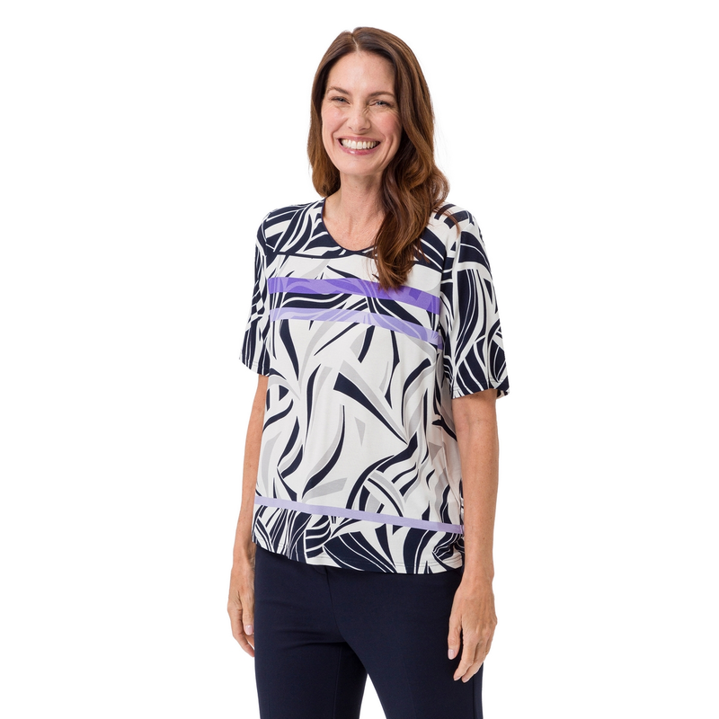 Dames Top S52303406 Frank Walder PAARS DESSIN
