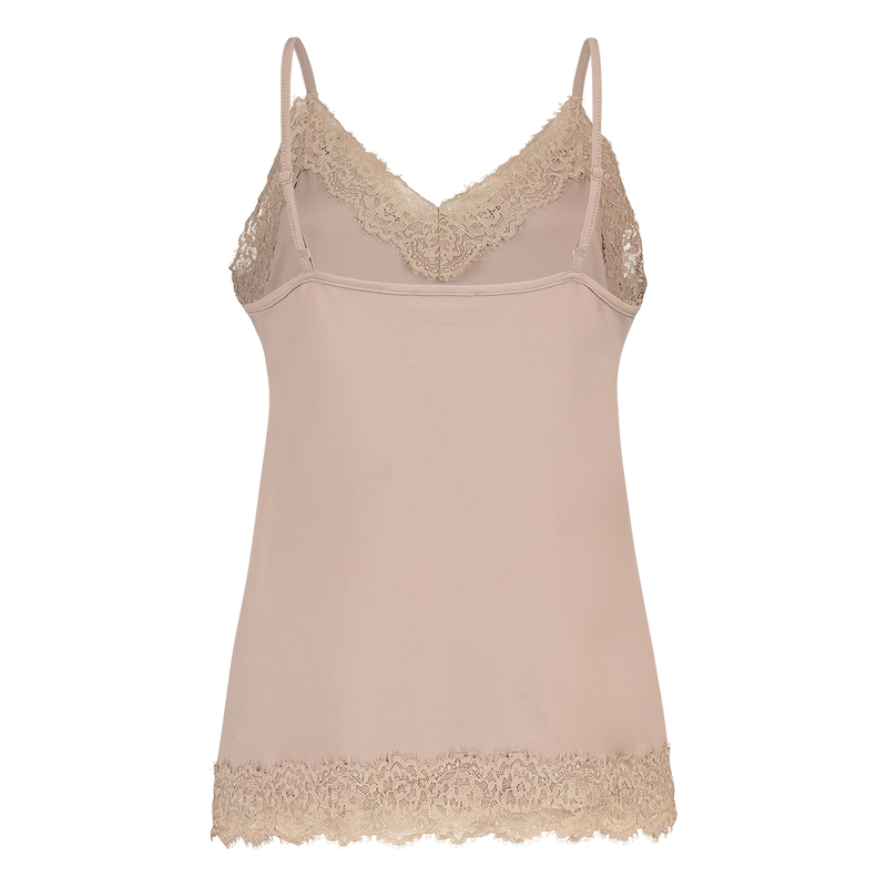 Dames Top STRS-11 Singlet kant Ivy & You TAUPE