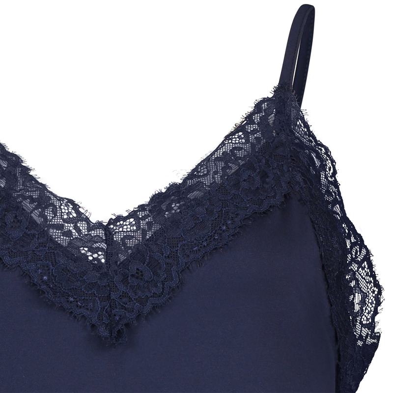 Dames Top STRS-11 Singlet kant Ivy & You NAVY