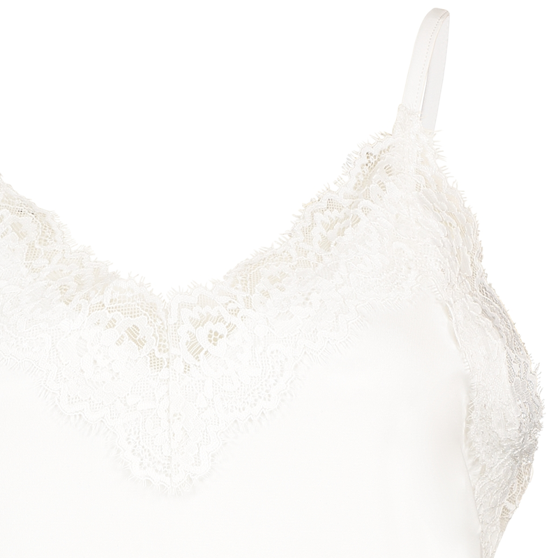 Dames Top STRS-11 Singlet kant Ivy & You OFF-WHITE