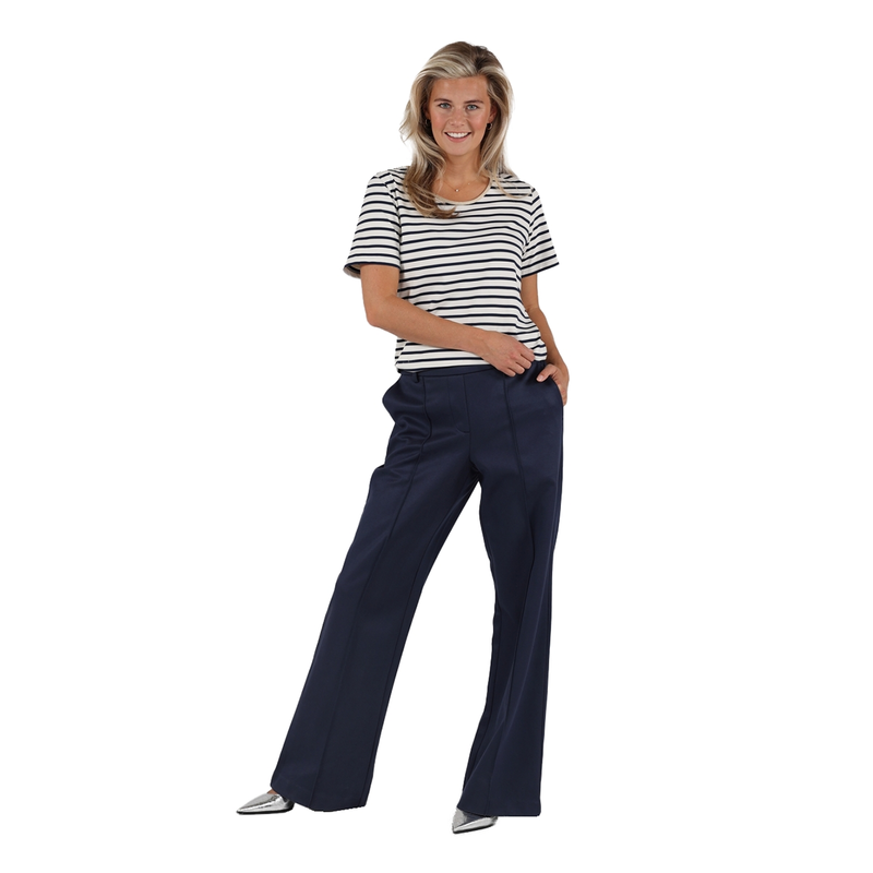 Dames Top TIRZA TOP STRIPE Nukus BLAUW DESSIN