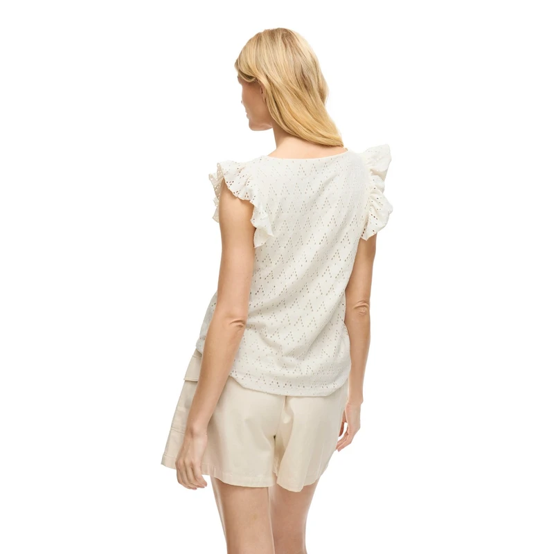 Dames Top VIAMALINA Vila OFF-WHITE