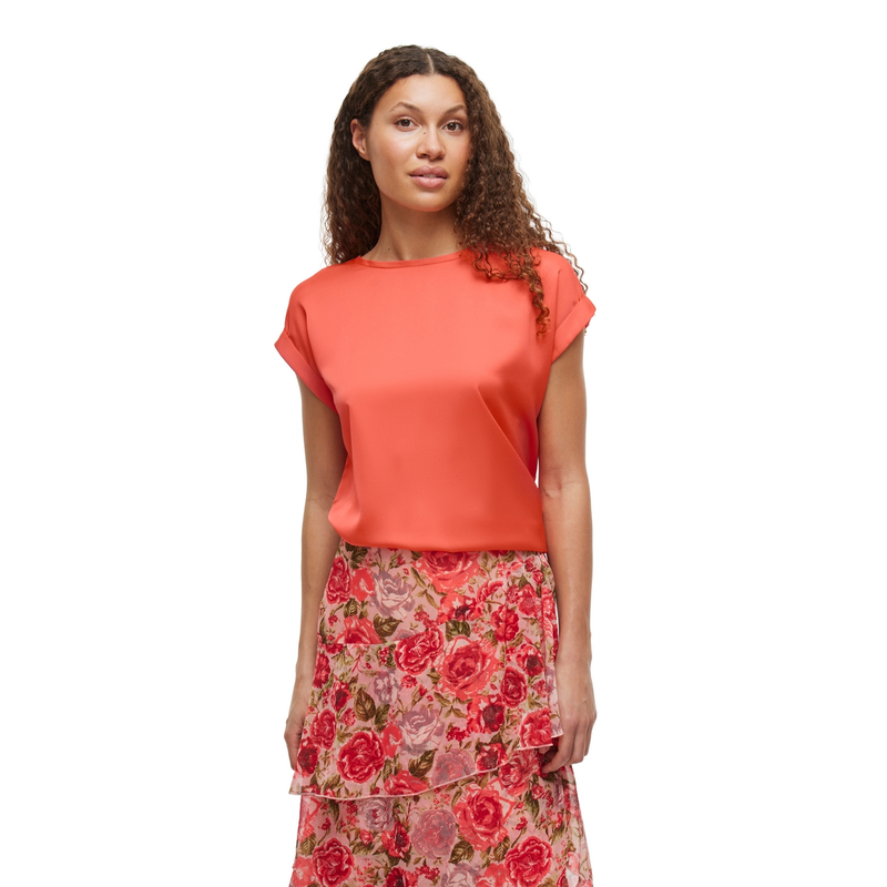 Dames Top VIELLETTE Vila CERISE