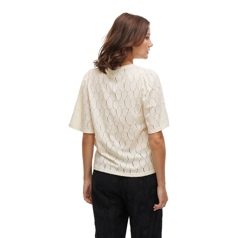 Dames Top VIMARCELLA Vila OFF-WHITE