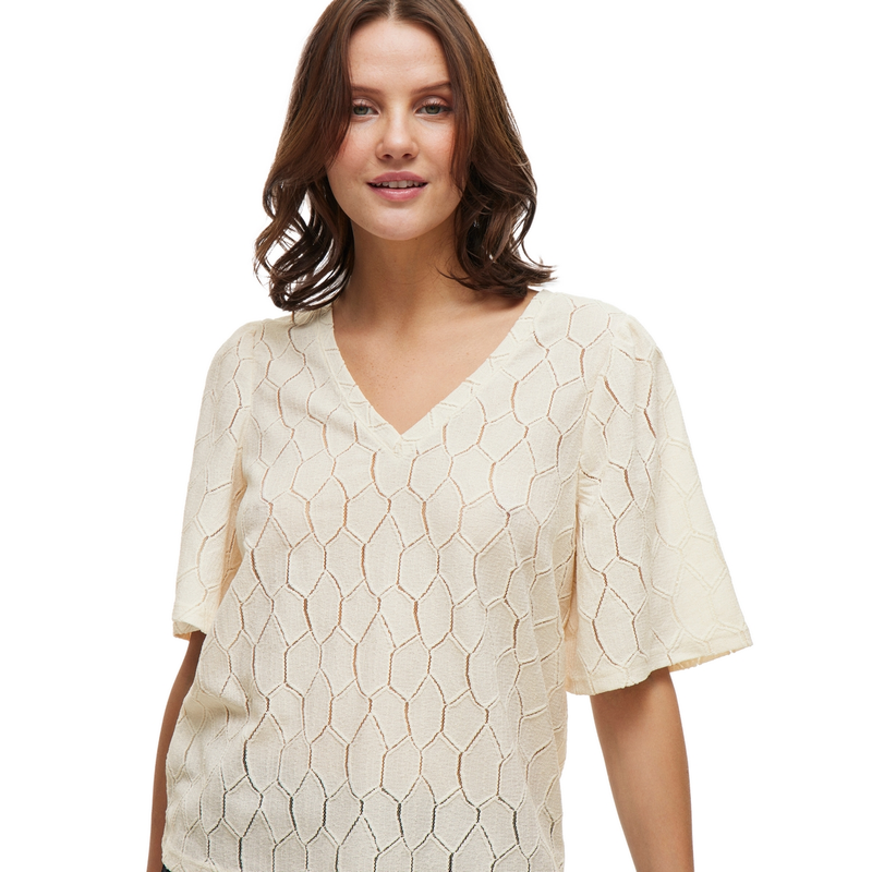 Dames Top VIMARCELLA Vila OFF-WHITE