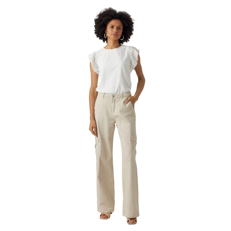 Dames Top VMTASSA Vero Moda Wit