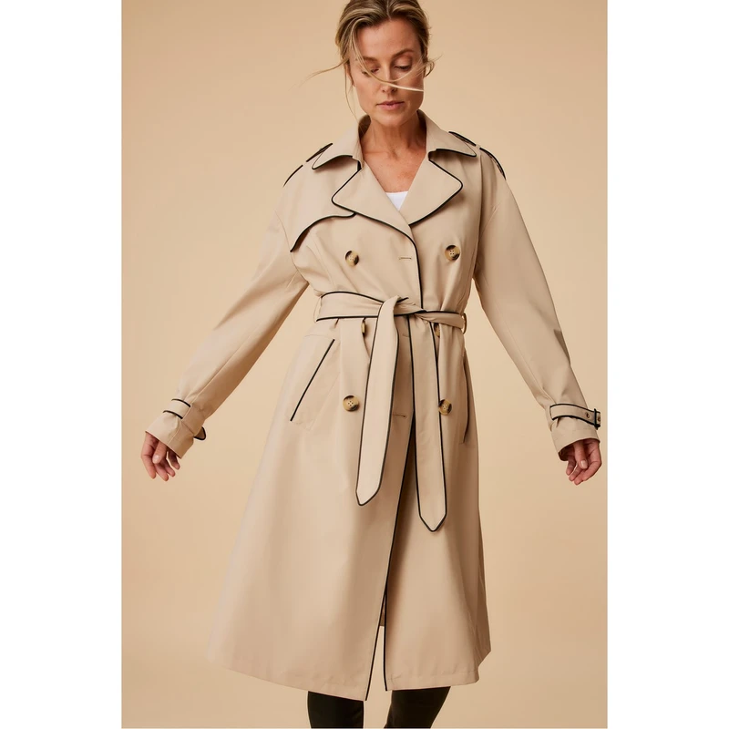 Dames Trenchcoat MA24-41516 Maura BEIGE