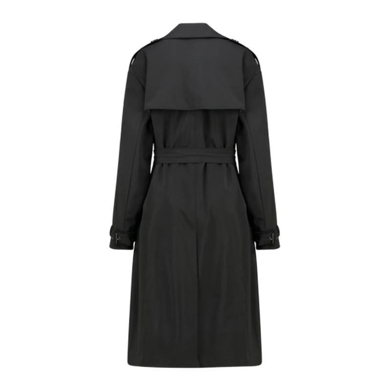 Dames Trenchcoat MA24-41520 Maura ZWART