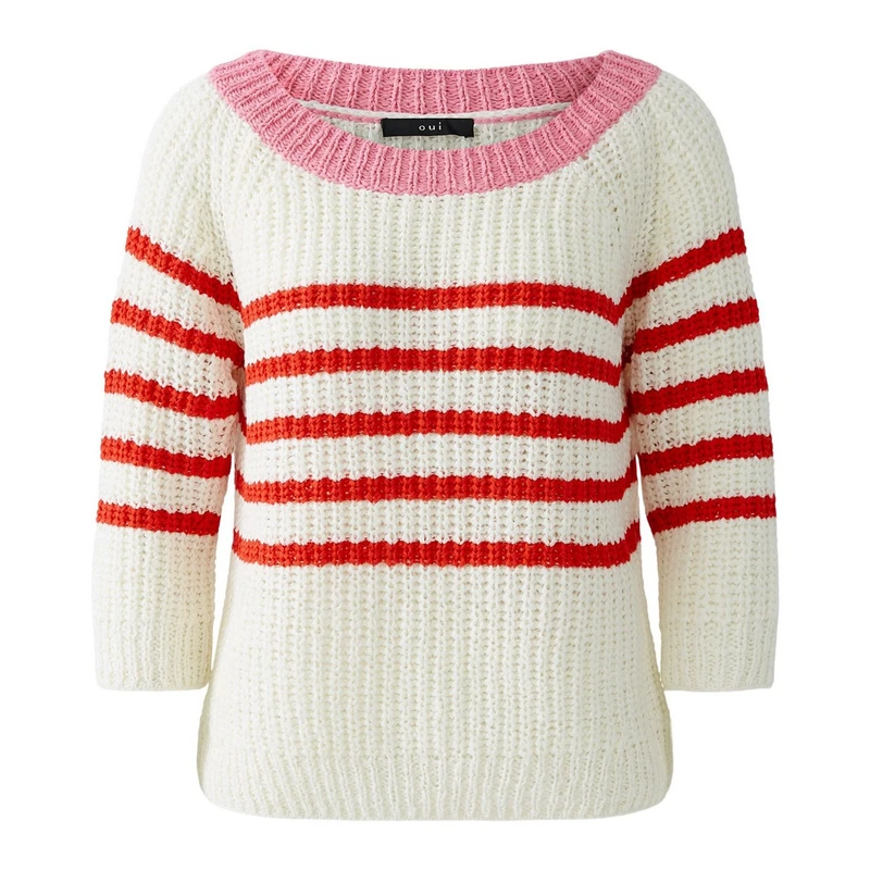 Dames Trui 0092971 Oui WIT DESSIN