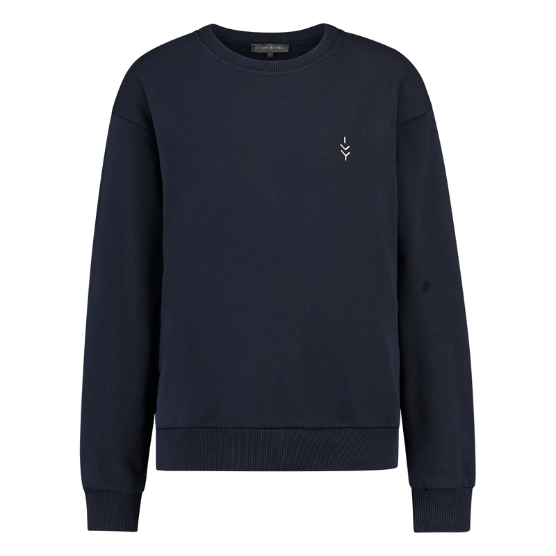 Dames Trui 24177 sweat Ivy backprint Ivy & You NAVY