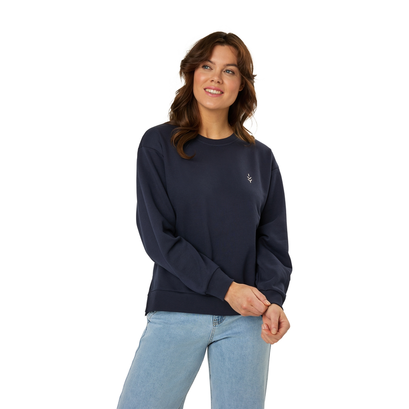Dames Trui 24177 sweat Ivy backprint Ivy & You NAVY