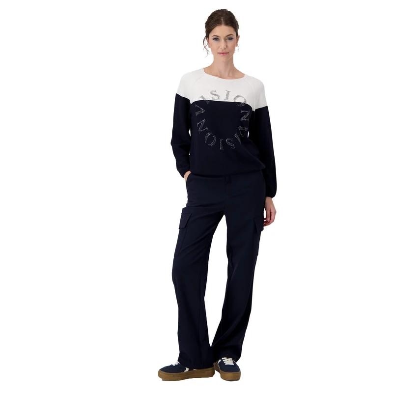 Dames Trui 409242 Monari MIDDEN BLAUW