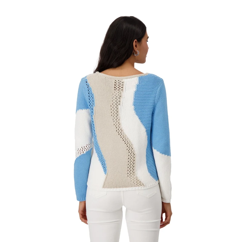 Dames Trui 409276 Monari BLEU