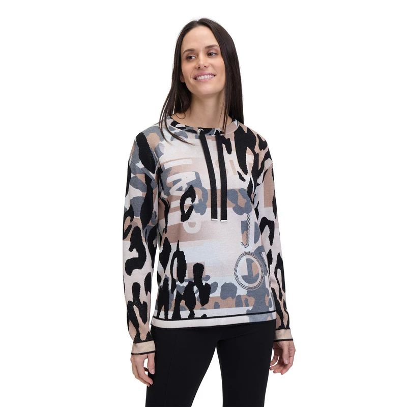 Dames Trui 51538110 Betty-So Cosy BRUIN DESSIN