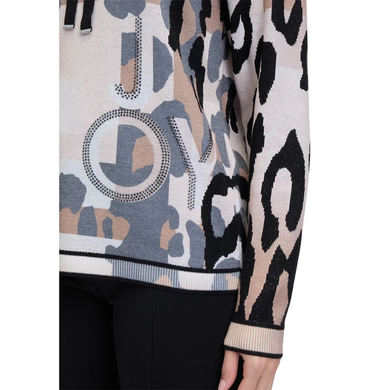 Dames Trui 51538110 Betty-So Cosy BRUIN DESSIN