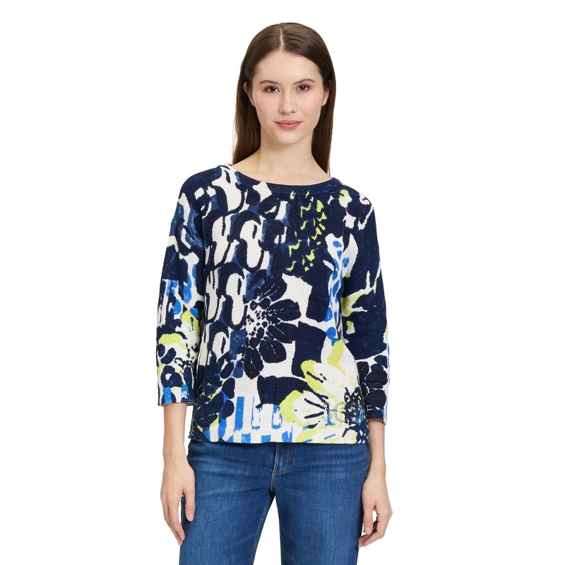 Dames Trui 51618114 Betty-So Cosy NAVY