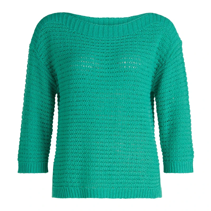 Dames Trui 51718122 Betty-So Cosy BLAUW DESSIN