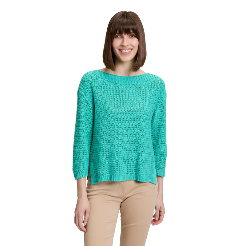Dames Trui 51718122 Betty-So Cosy BLAUW DESSIN