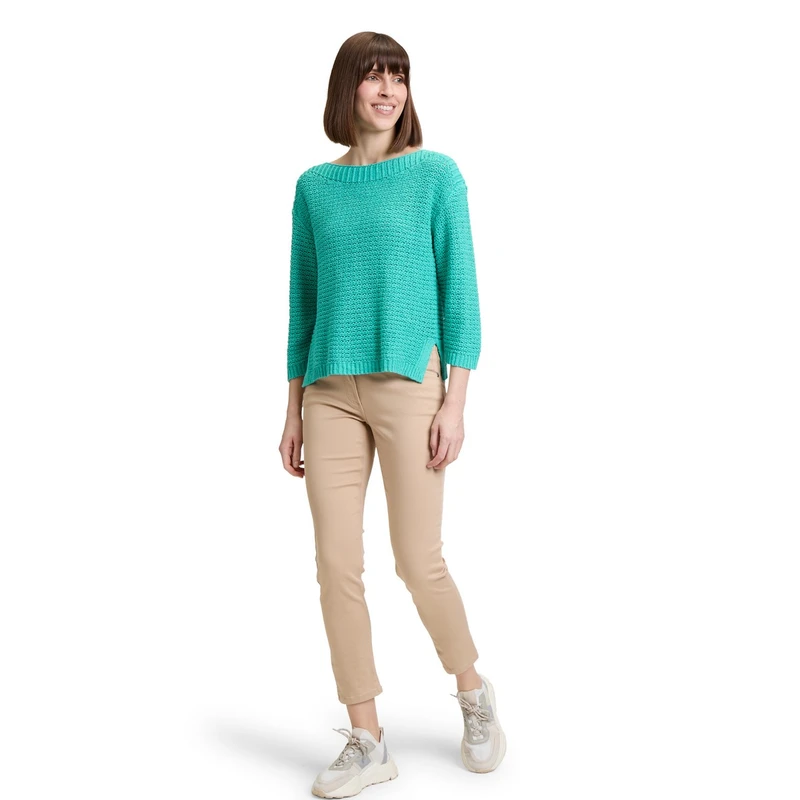 Dames Trui 51718122 Betty-So Cosy BLAUW DESSIN