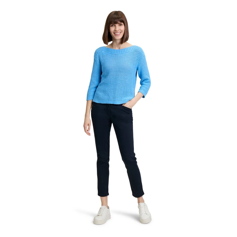 Dames Trui 51718122 Betty-So Cosy INDIGO BLUE