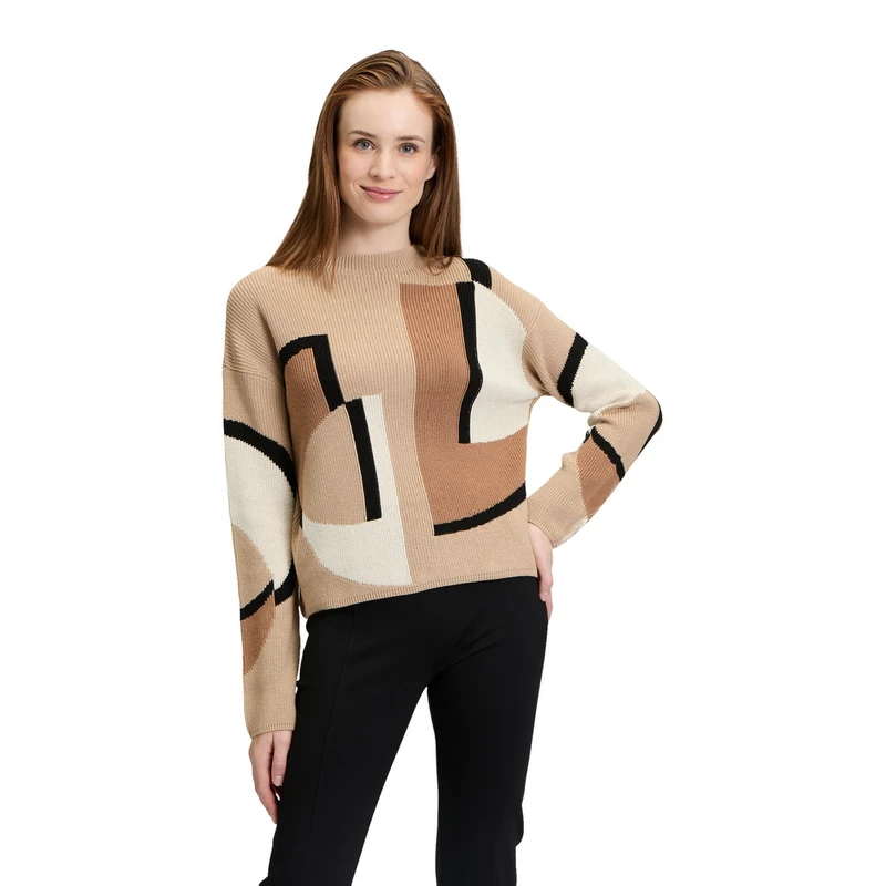 Dames Trui 52051018 Betty Barclay ZWART DESSIN