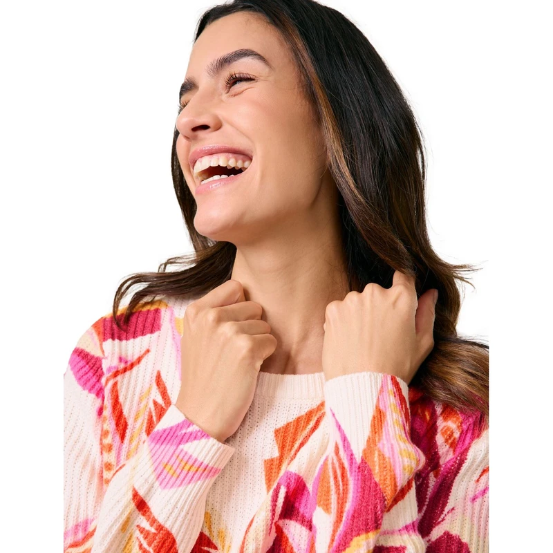 Dames Trui 571036-35755 Gerry Weber PAARS DESSIN