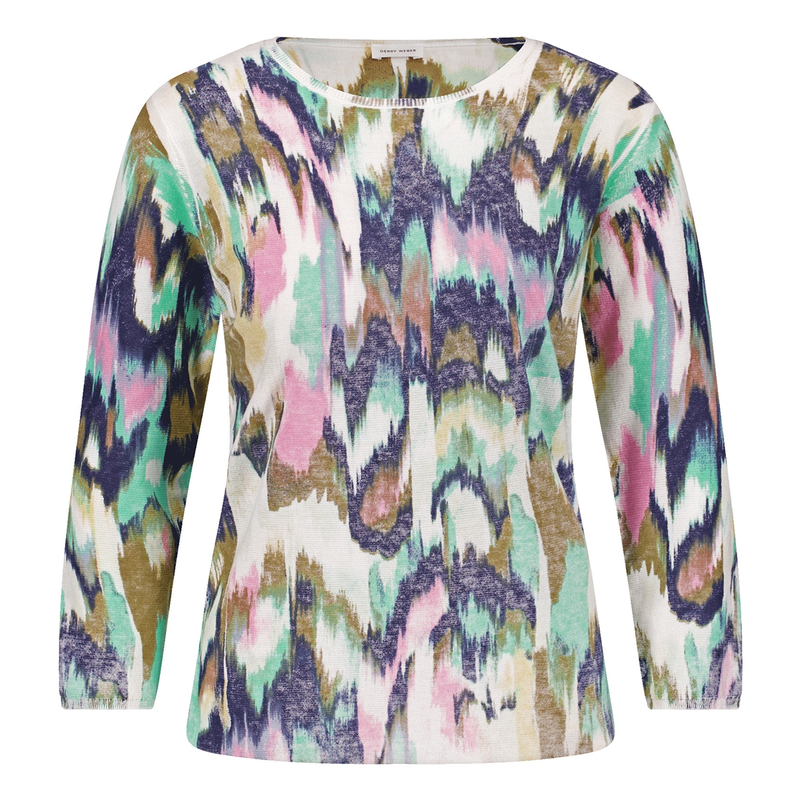 Dames Trui 571039-35735 Gerry Weber PAARS DESSIN