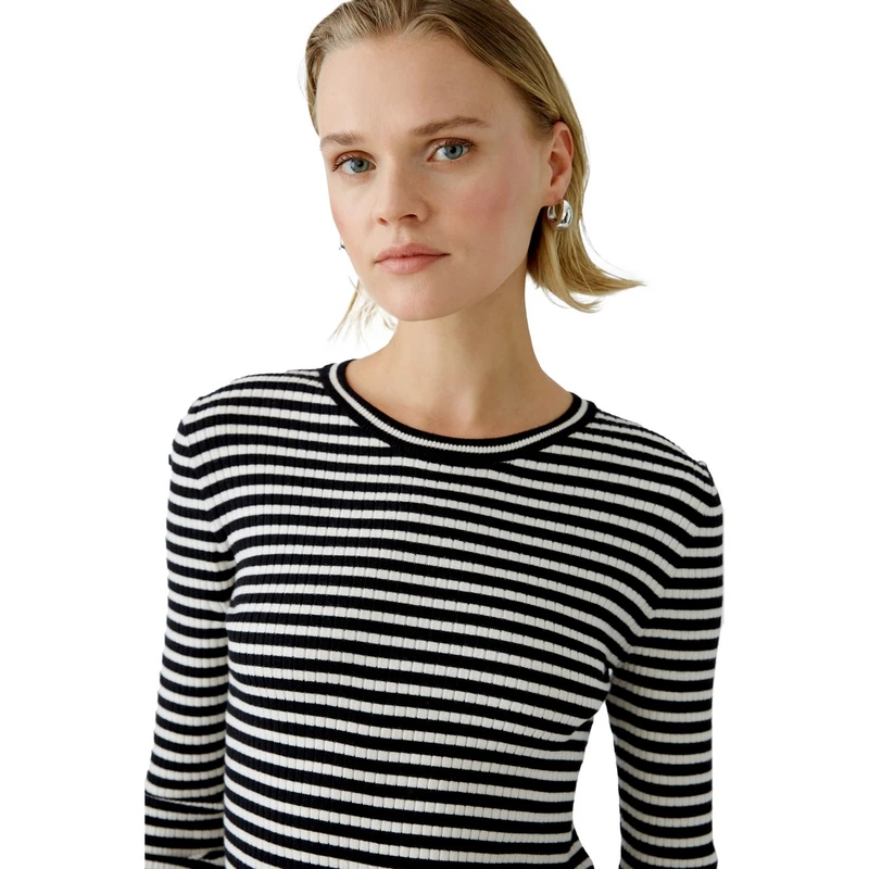 Dames Trui 90776 Oui ZWART DESSIN