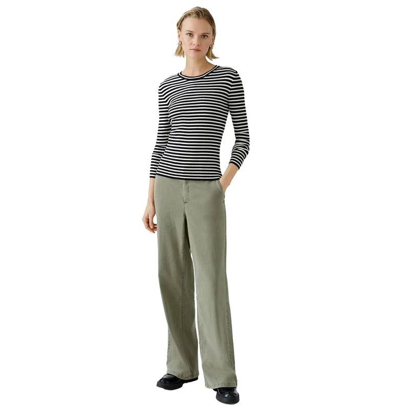 Dames Trui 90776 Oui ZWART DESSIN