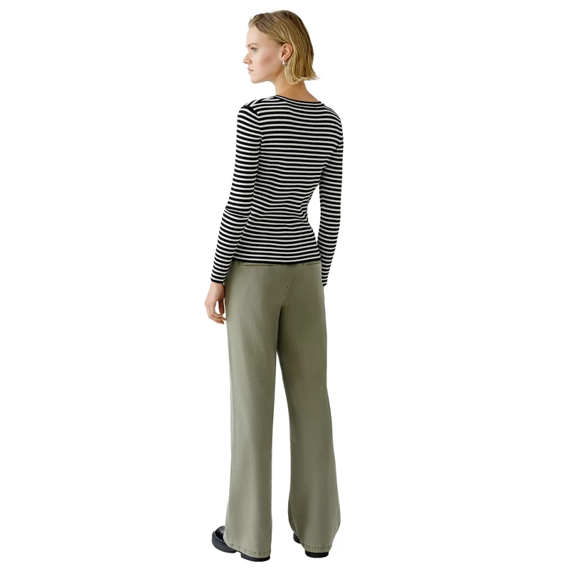 Dames Trui 90776 Oui ZWART DESSIN