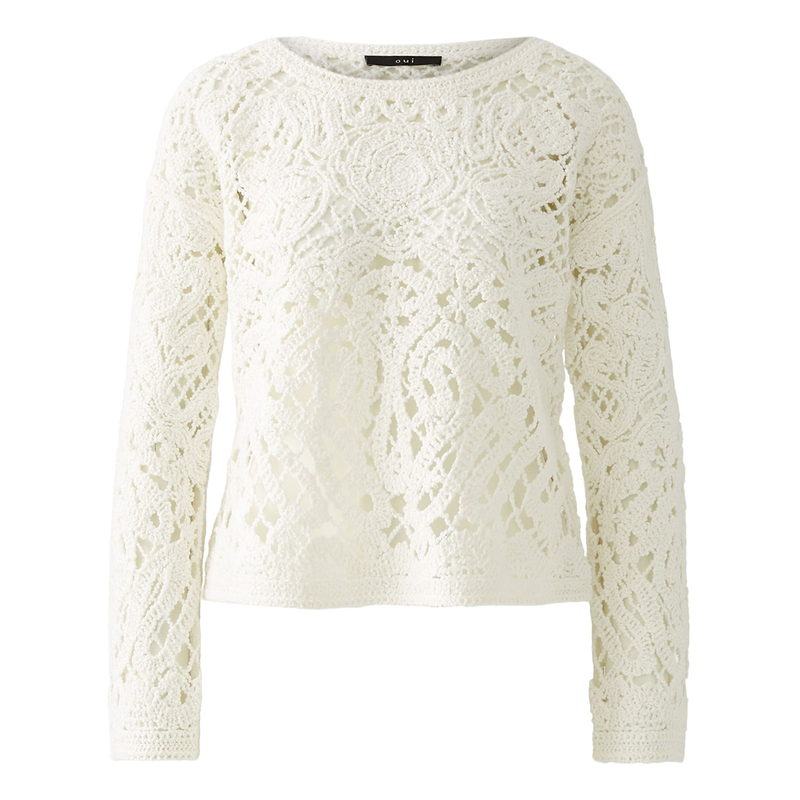 Dames Trui 92229 Oui OFF-WHITE