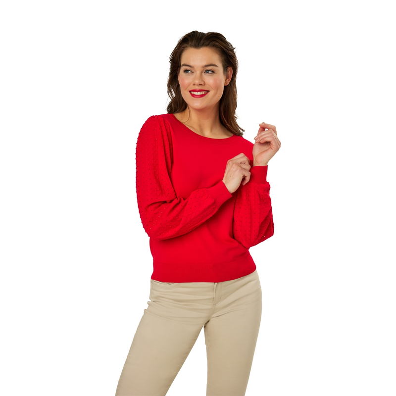 Dames Trui APS-120 Sanne ROOD