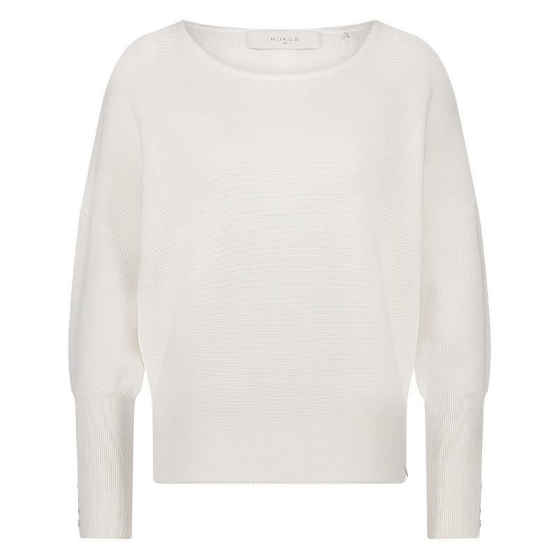 Dames Trui BATWING PULLOVER Nukus OFF-WHITE