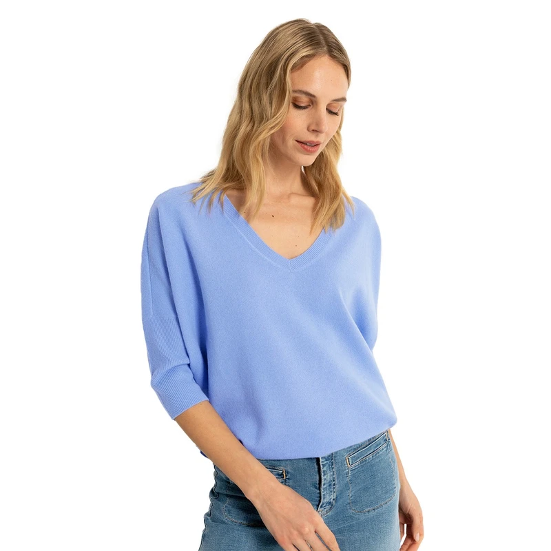 Dames Trui CS11-25118 Claudia by Claudia Strater BLEU
