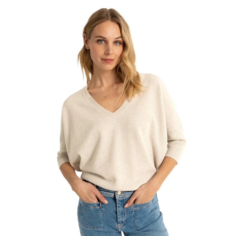 Dames Trui CS11-25118 Claudia by Claudia Strater ECRU