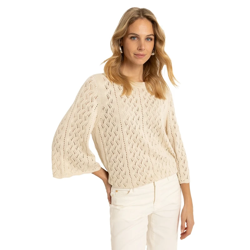 Dames Trui CS11-25132 Claudia by Claudia Strater OFF-WHITE