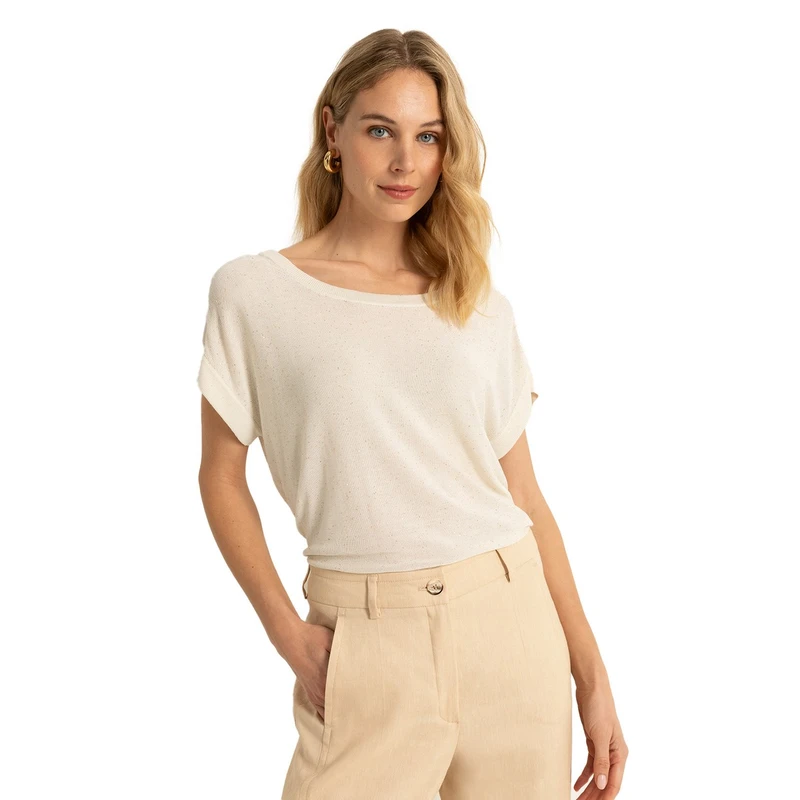 Dames Trui CS11-25167 Claudia Strater OFF-WHITE