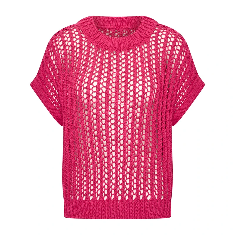 Dames Trui CS11-25209 Claudia Strater FUCHSIA