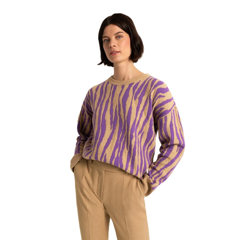 Dames Trui CS23-11579 Claudia Strater TAUPE