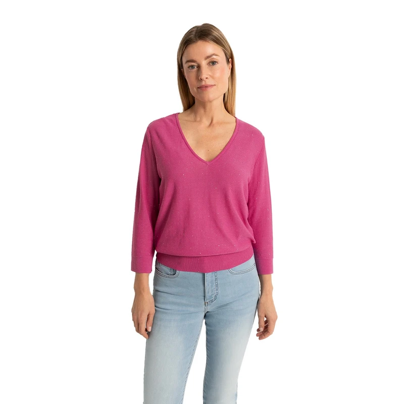 Dames Trui CS24-11568 Claudia Strater FUCHSIA