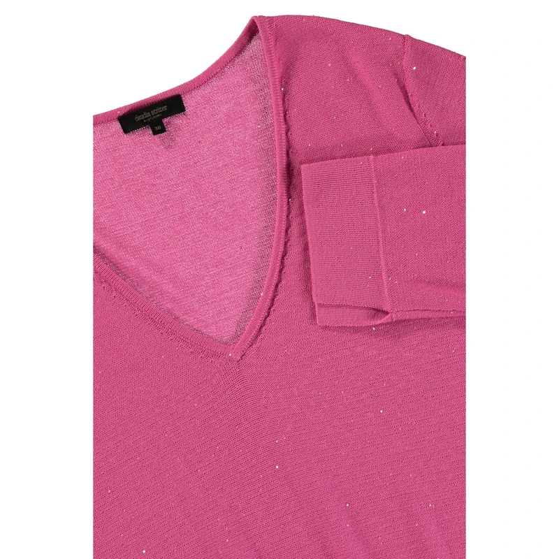 Dames Trui CS24-11568 Claudia Strater FUCHSIA