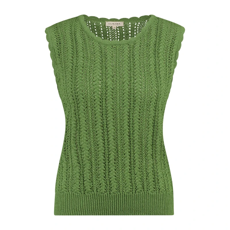 Dames Trui CS25-11501 Claudia by Claudia Strater GROEN