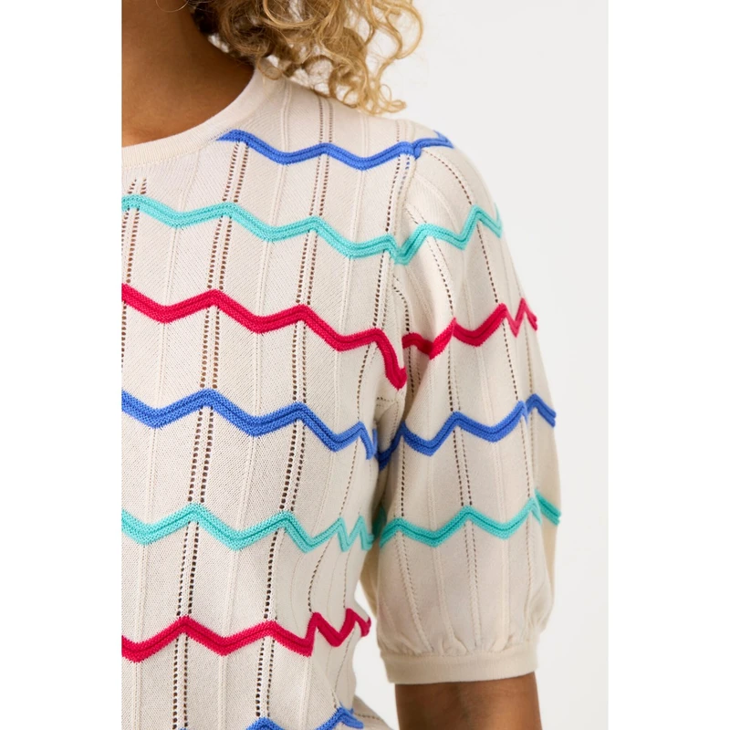 Dames Trui D50044 Garcia Wit