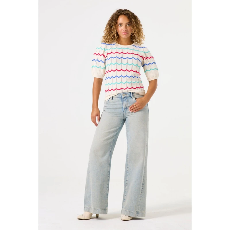 Dames Trui D50044 Garcia Wit
