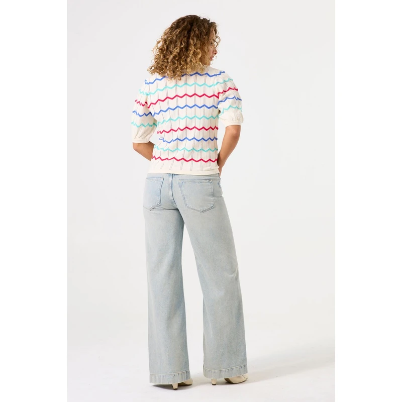 Dames Trui D50044 Garcia Wit