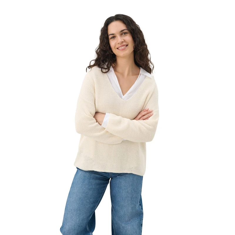 Dames Trui EtronaPW PU Part Two OFF-WHITE