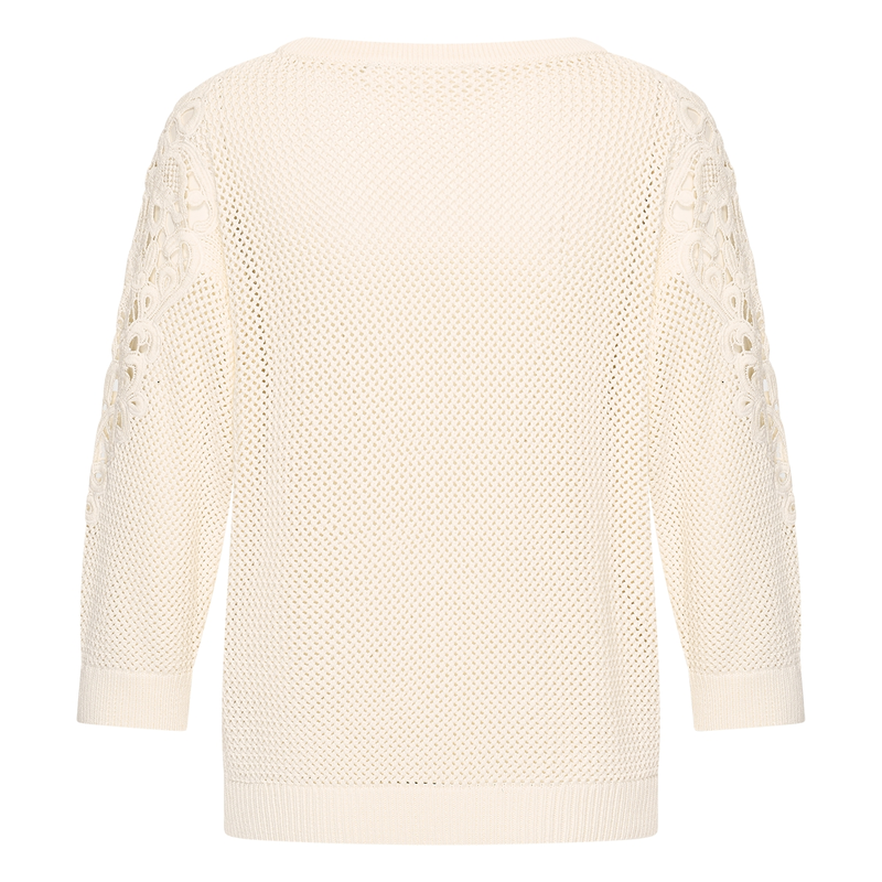 Dames Trui EX11-24006 Expresso ECRU