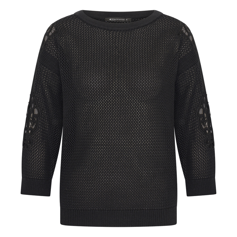 Dames Trui EX11-24006 Expresso ZWART