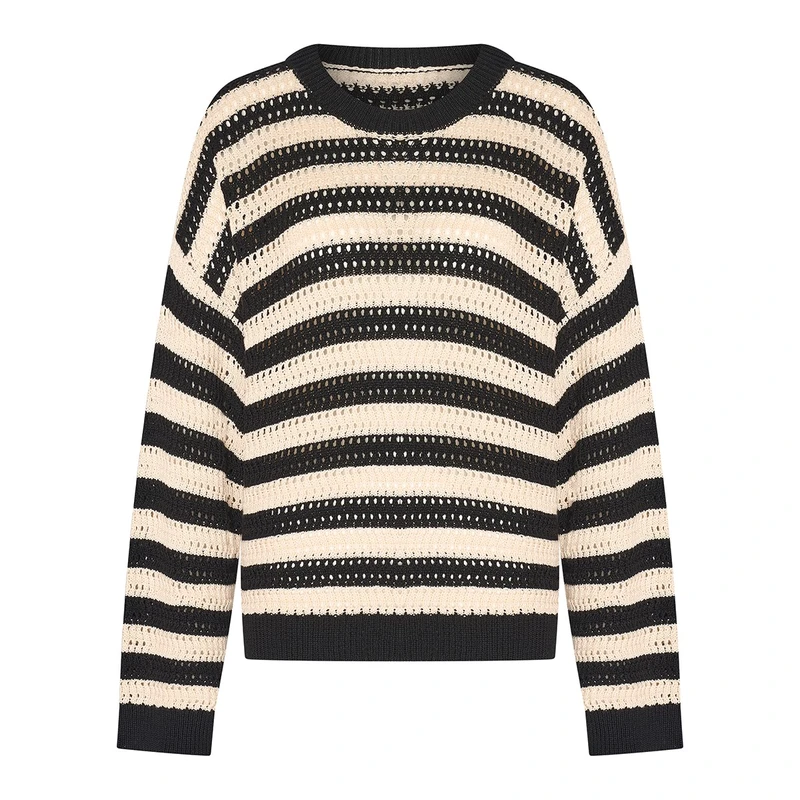 Dames Trui EX11-25055 Expresso ZWART