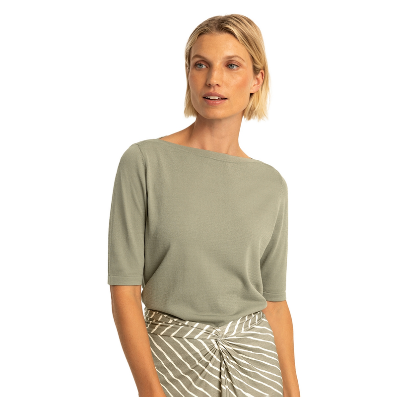 Dames Trui EX11-25295 Expresso OLIJF